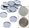 270 Pieces Small 1" Round Glass Mirrors & .4" Diamonds for Crafts Adhesive tape